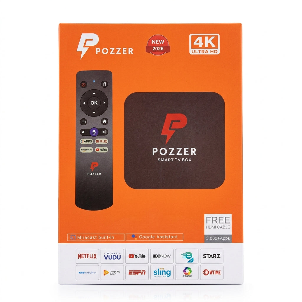 Pozzer Ultra Hd New 2026 Smart Tv Box