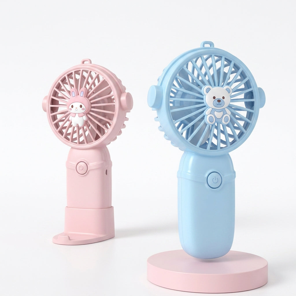 Rechargeable Desktop Fan. Mini Handheld Fan