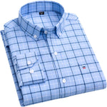 Japanese Retro Casual Cotton Plaid Shirt