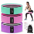 3-Piece Fabric Resistance Bands Set