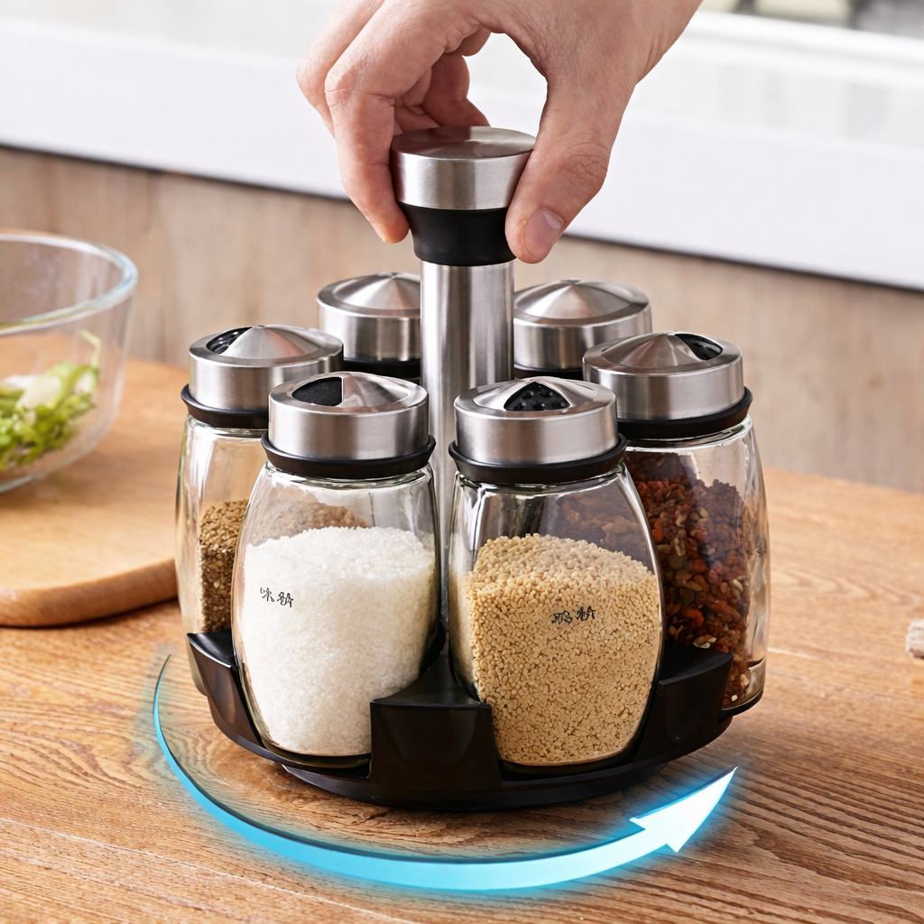 360° Spice Carousel Rack