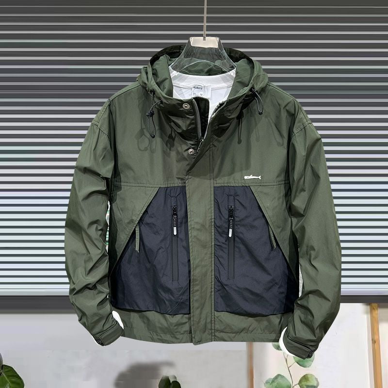 American Retro Patchwork Jacket