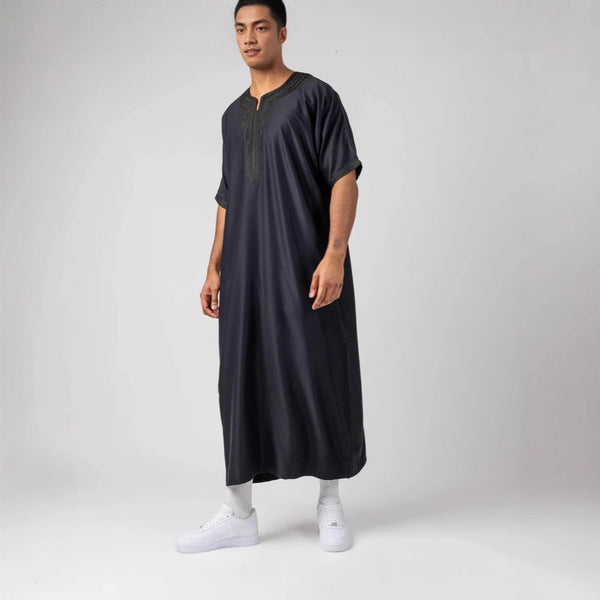 Embroidered Moroccan Gandora Thobe