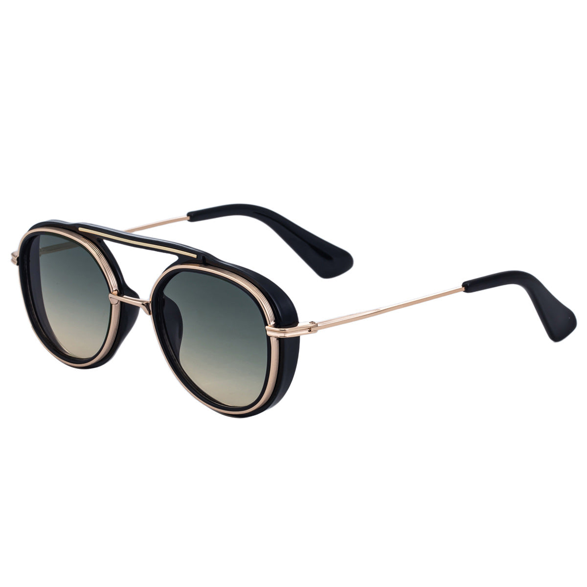 Retro Steampunk Aviator Sunglasses