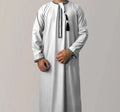 Omani-Style Embroidered Thobe