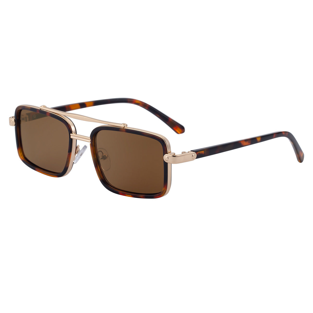 Retro Square Aviator Sunglasses