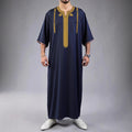 Moroccan-Style Men’s Embroidered Thobe