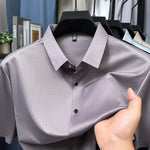 Mulberry Silk Herringbone Shirt