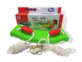 Original adjustable children's swing with ropes, hooks and packaging