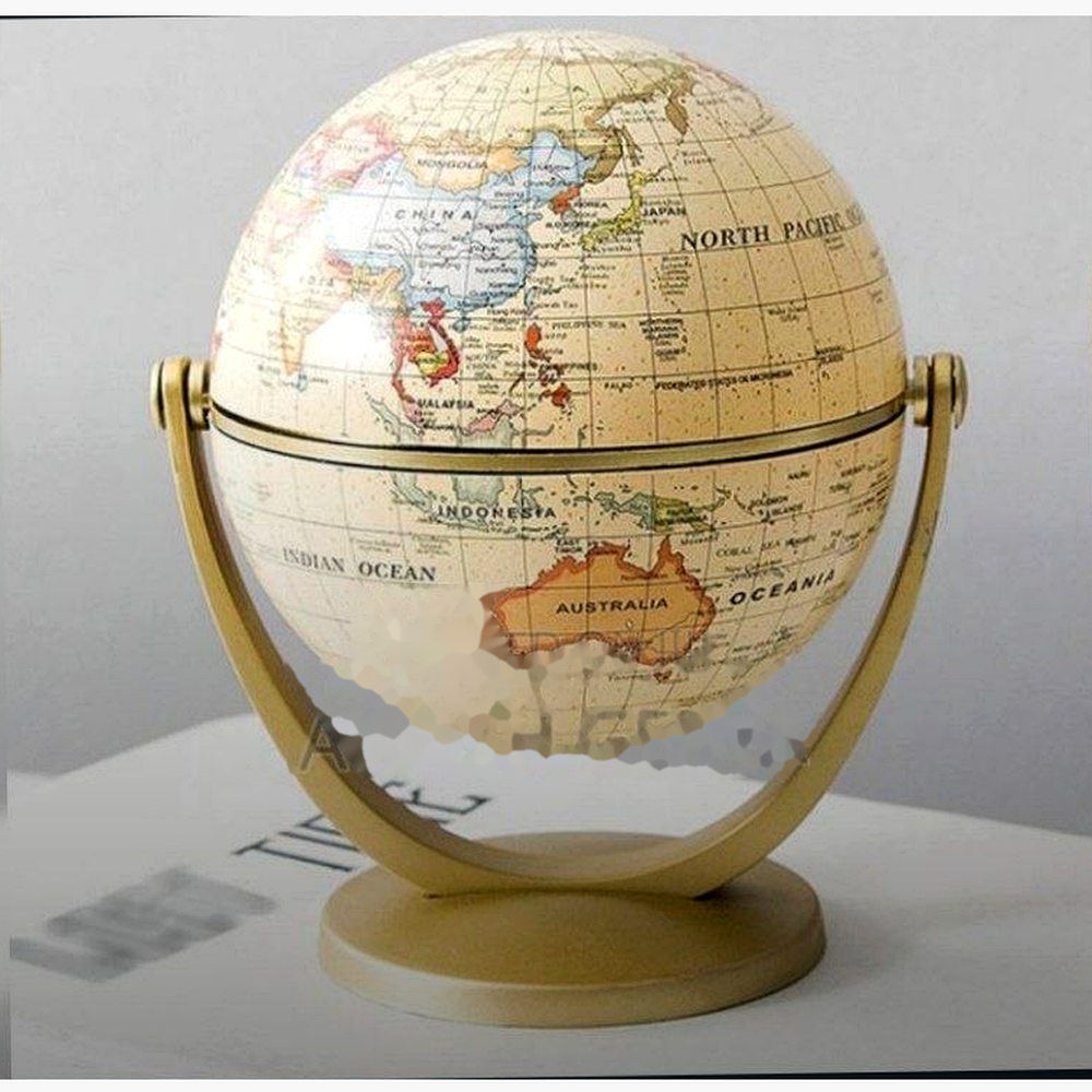 Tabletop World Globe Decor