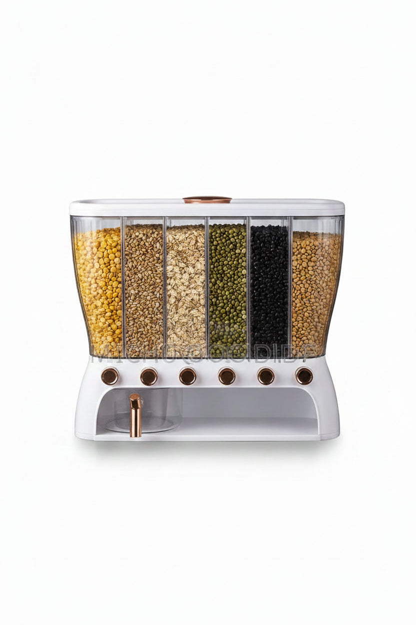Original product image - 6 compartment cereal container