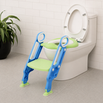 Original product image - Blue and Green 2-in-1 Potty Training Ladder Seat