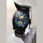 Original product image - Blue Tonneau Skeleton Men's Watch – #2076