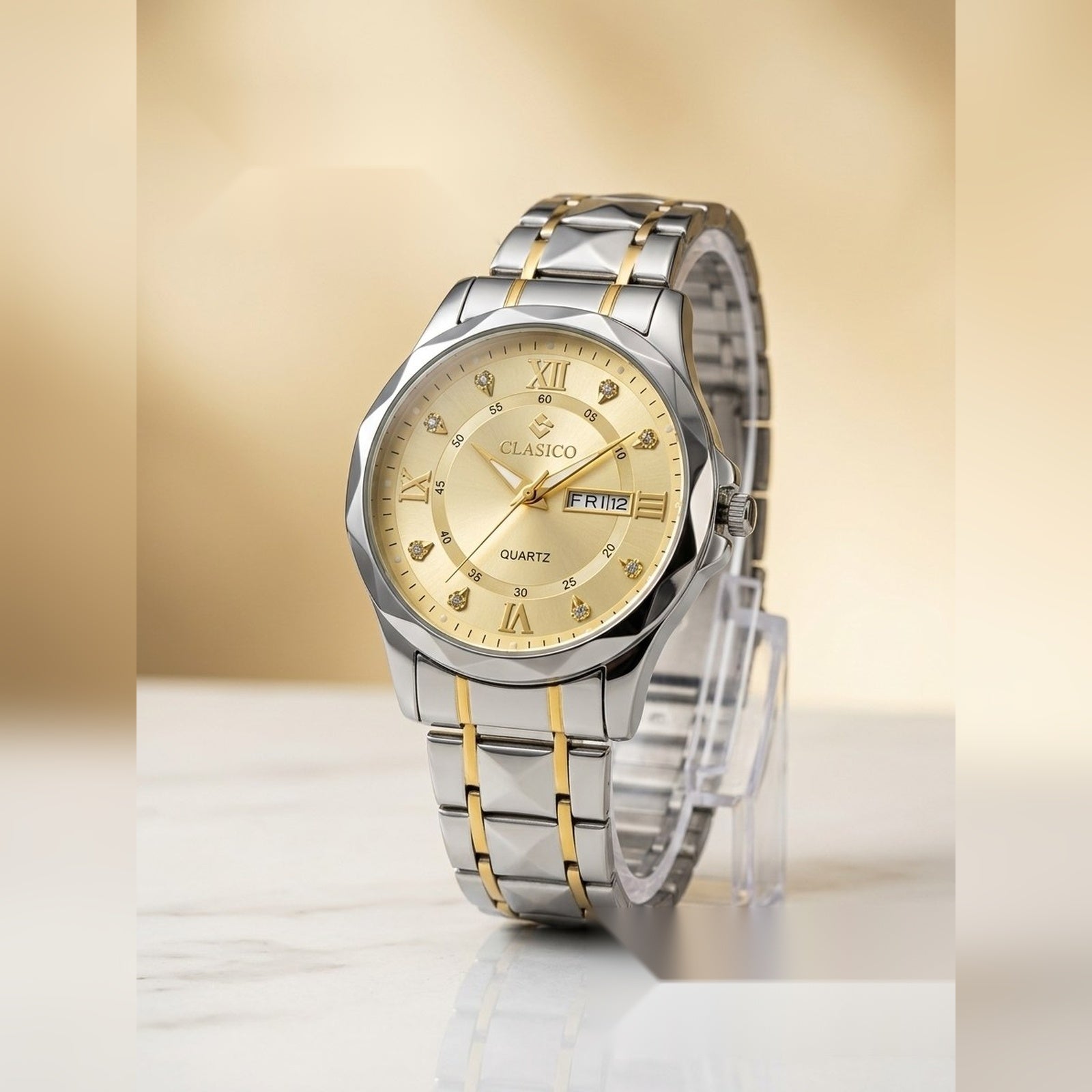 Original product image - CLASICO Two-Tone Men's Watch – #2136