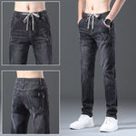 Original product image - Elasticated Waist Slim Straight Jeans