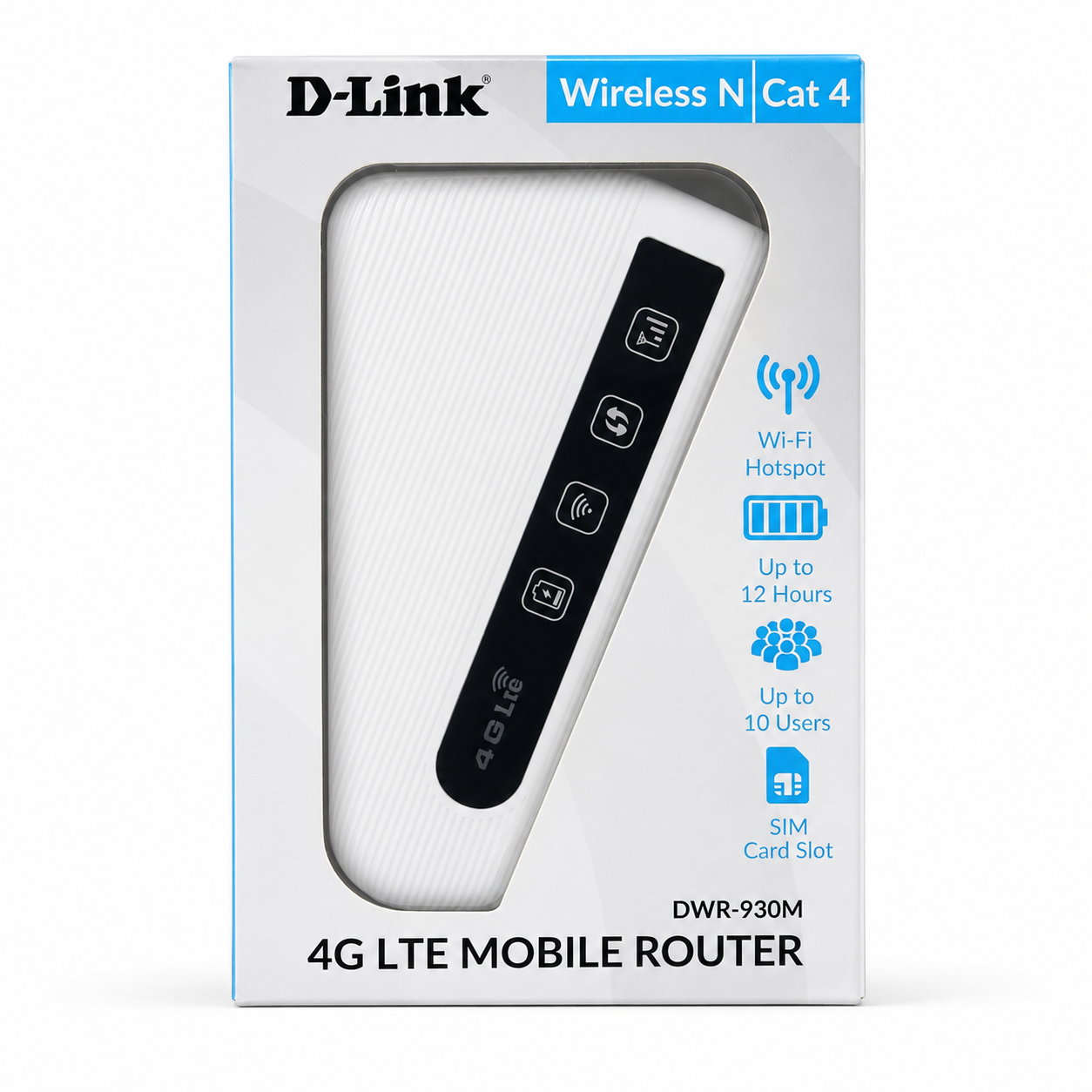 D-Link DWR-930M 4G LTE mobile router retail box
