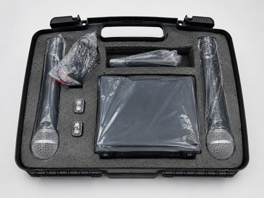 Dual Wireless Handheld Microphone System