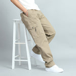 Multi-Pocket Straight-Leg Cargo Pants