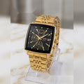 SKMEI Gold Square Men's Watch - #2139