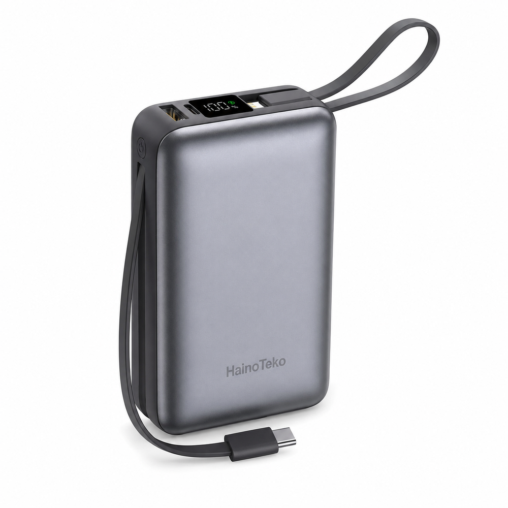 HainoTeko B201 22.5W 20,000mAh Power Bank – Gray