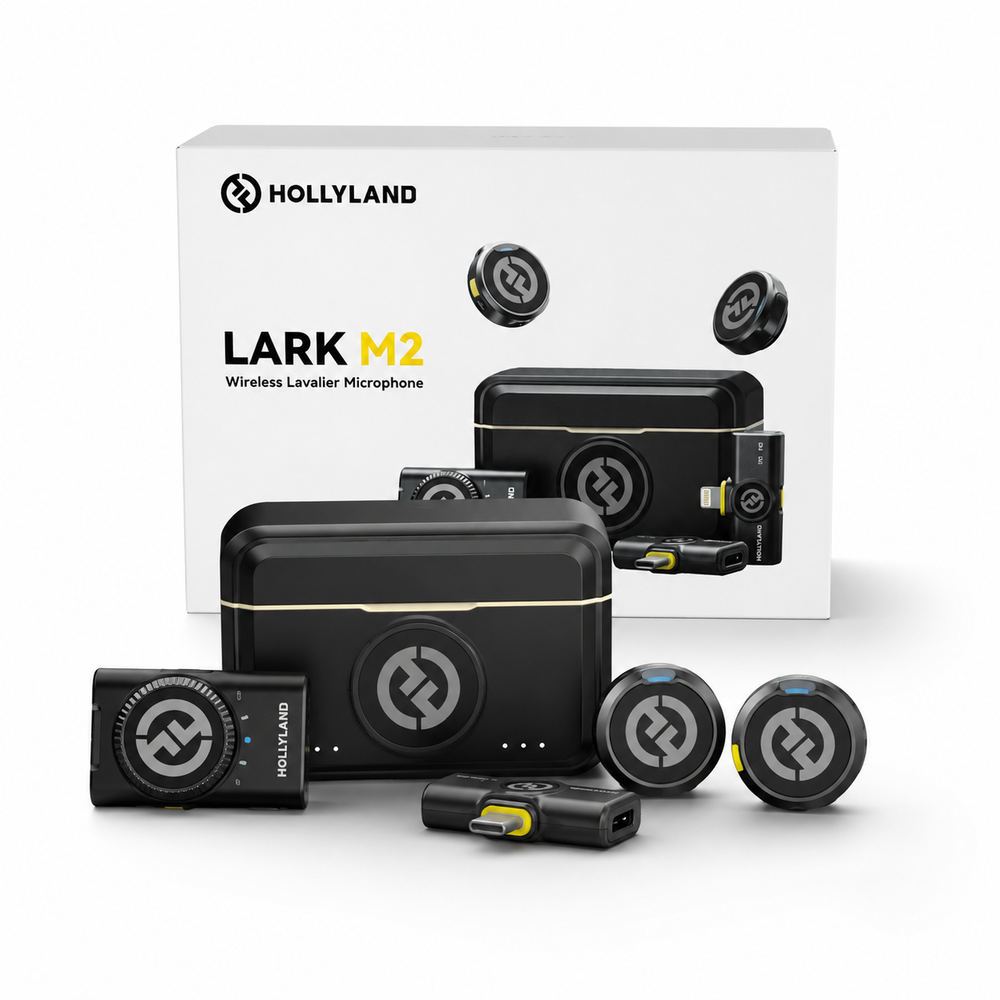 Hollyland Lark M2 Wireless Lavalier Microphone Kit