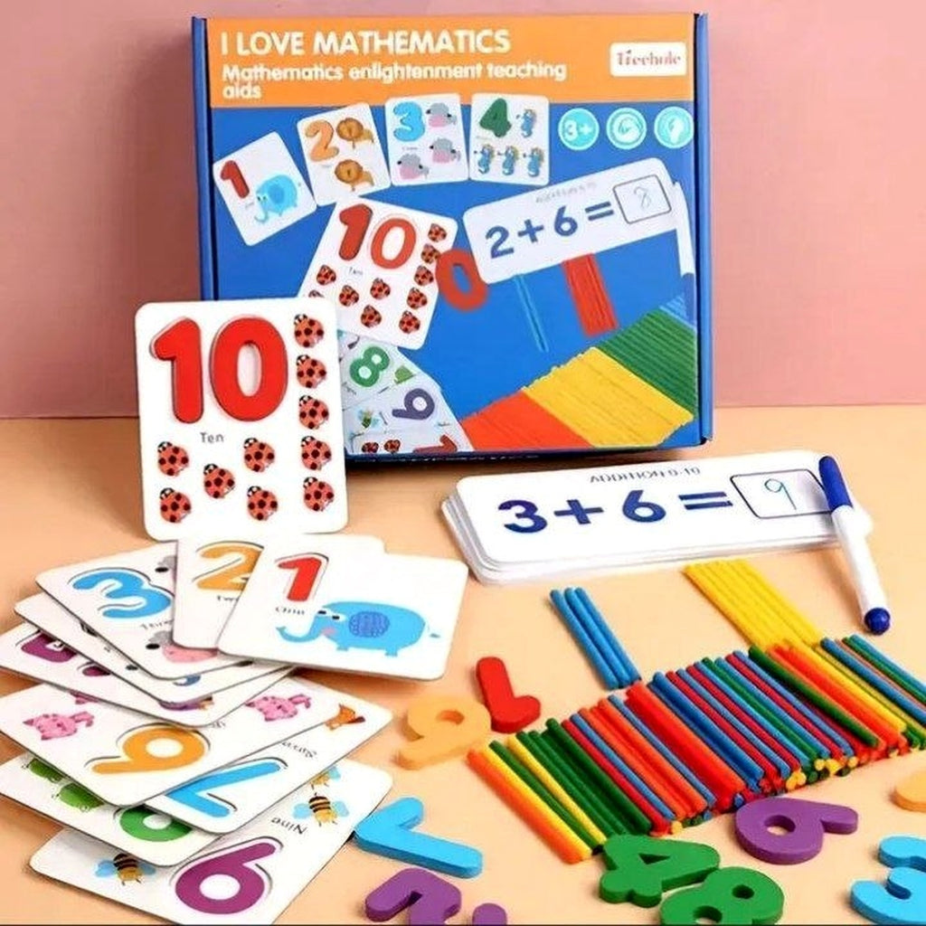 I Love Mathematics learning set for kids