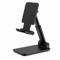 Black L305 folding adjustable desktop phone stand