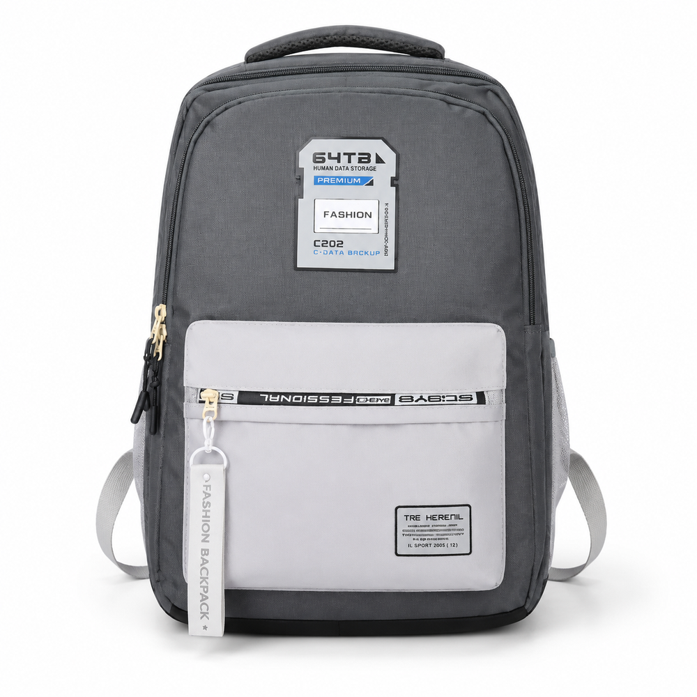 Charcoal Gray Fashion Backpack