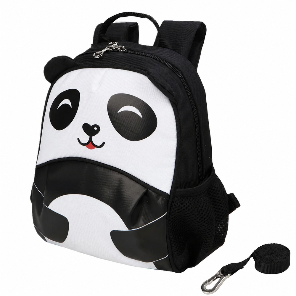 Panda Kids Backpack with Safety Strap