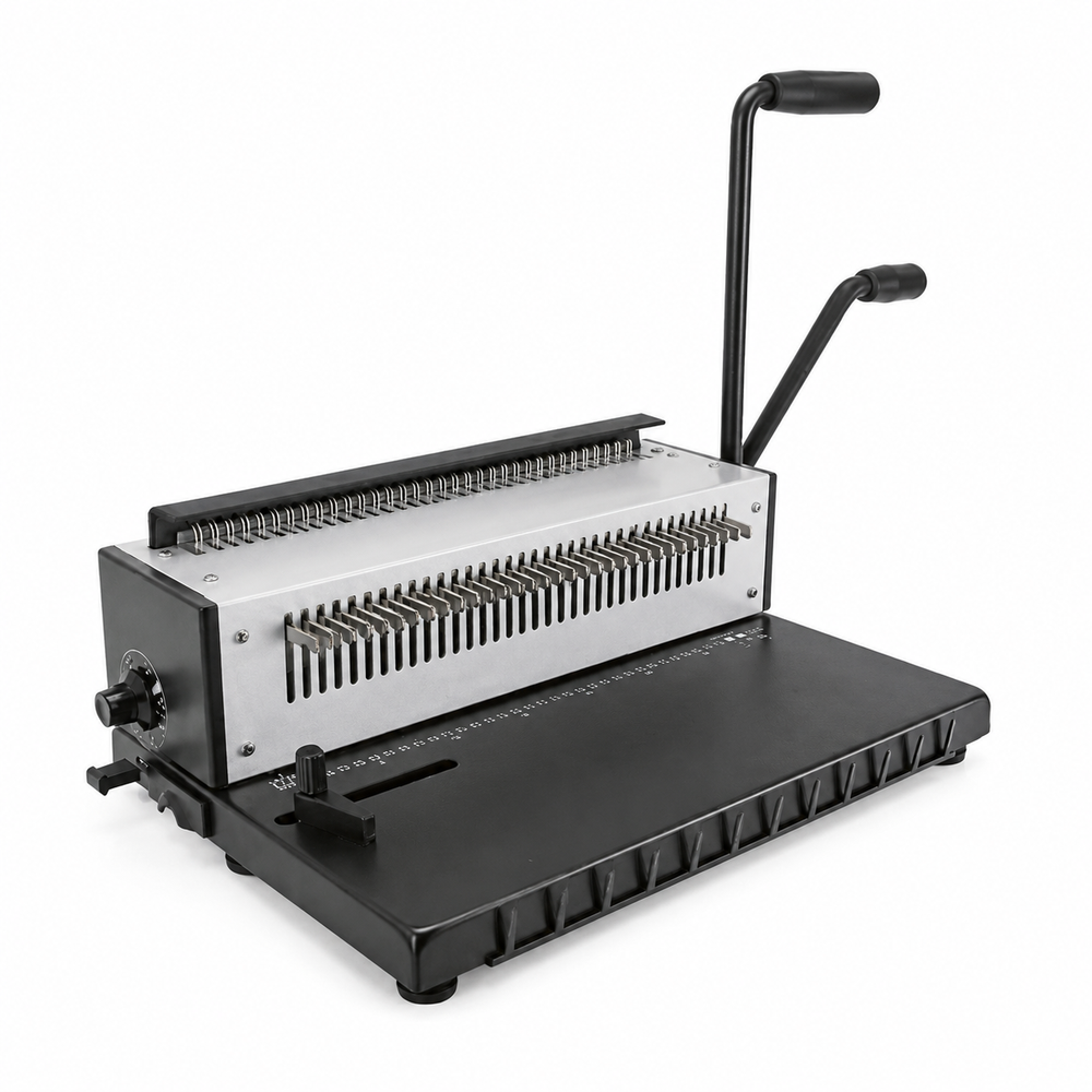 Black and Silver Manual Comb Binding Machine