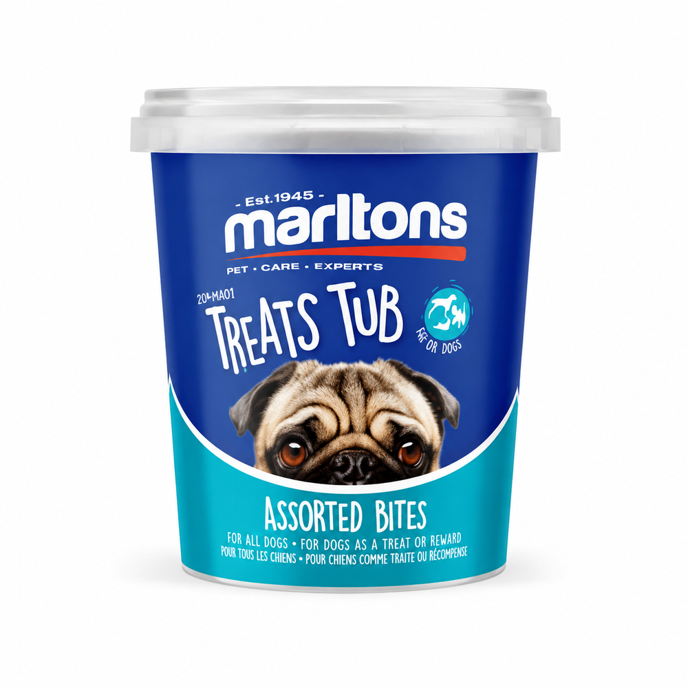 Marltons Treats Tub Assorted Bites for Dogs