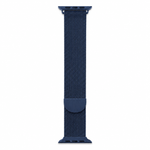 Blue metal mesh Apple Watch band