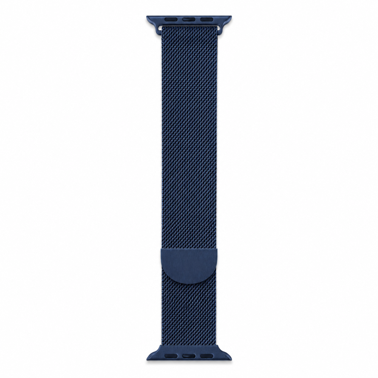 Blue metal mesh Apple Watch band