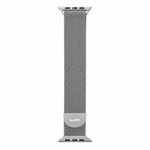 Silver metal mesh Apple Watch band