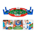 Mini tabletop soccer pinball game