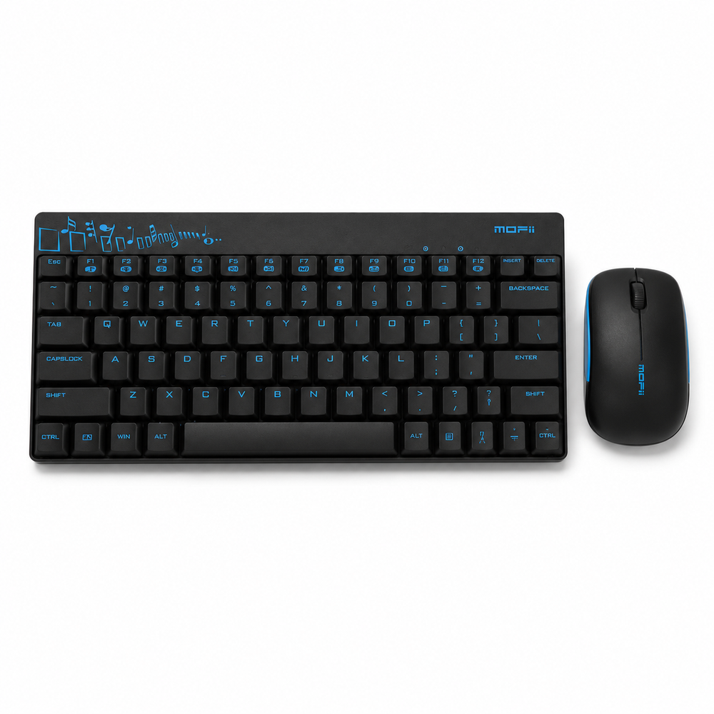 Mofii Compact Wireless Keyboard and Mouse Combo