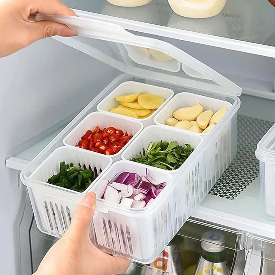 6-Compartment Food Prep Organizer