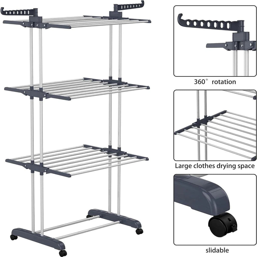 3-Tier Clothes Drying Rack