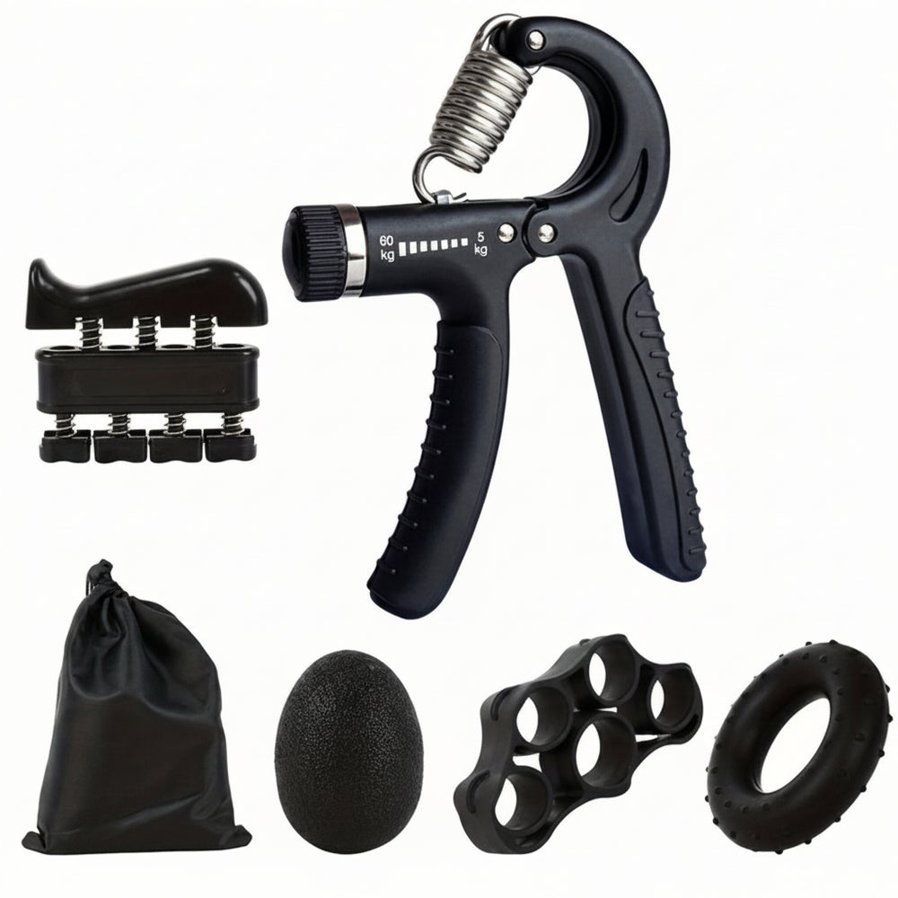 Hand Gripper 5 PiecesComplete Grip Strength Trainer Set (5-in-1)