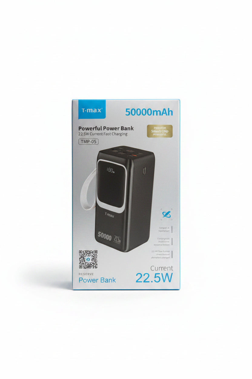 T- Max Power Bank Capacity 50,000