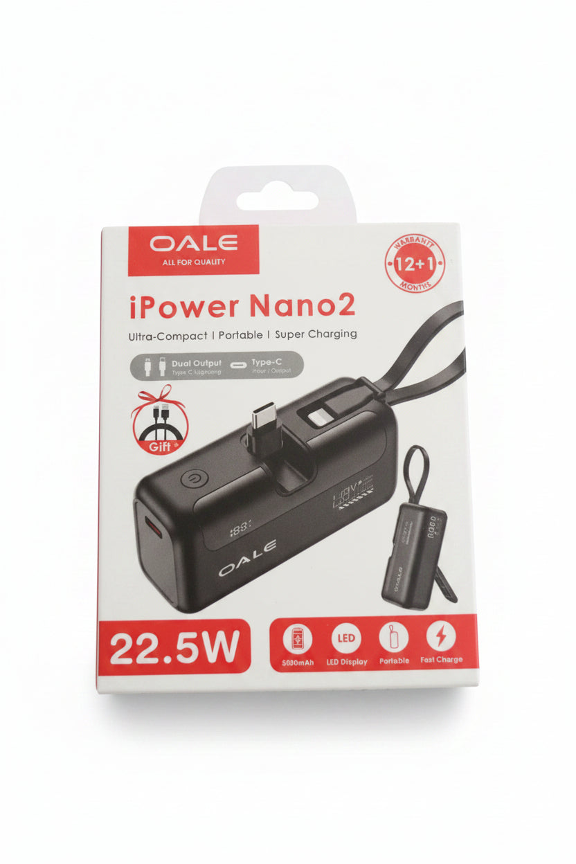 Oale Pocket Size 5000mah Power Bank