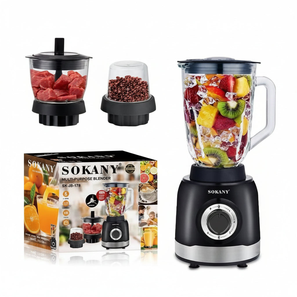 Sokany 3 In1 Blender /Grinder