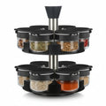 Classic Rotating 12 Piece Spice Jars Set