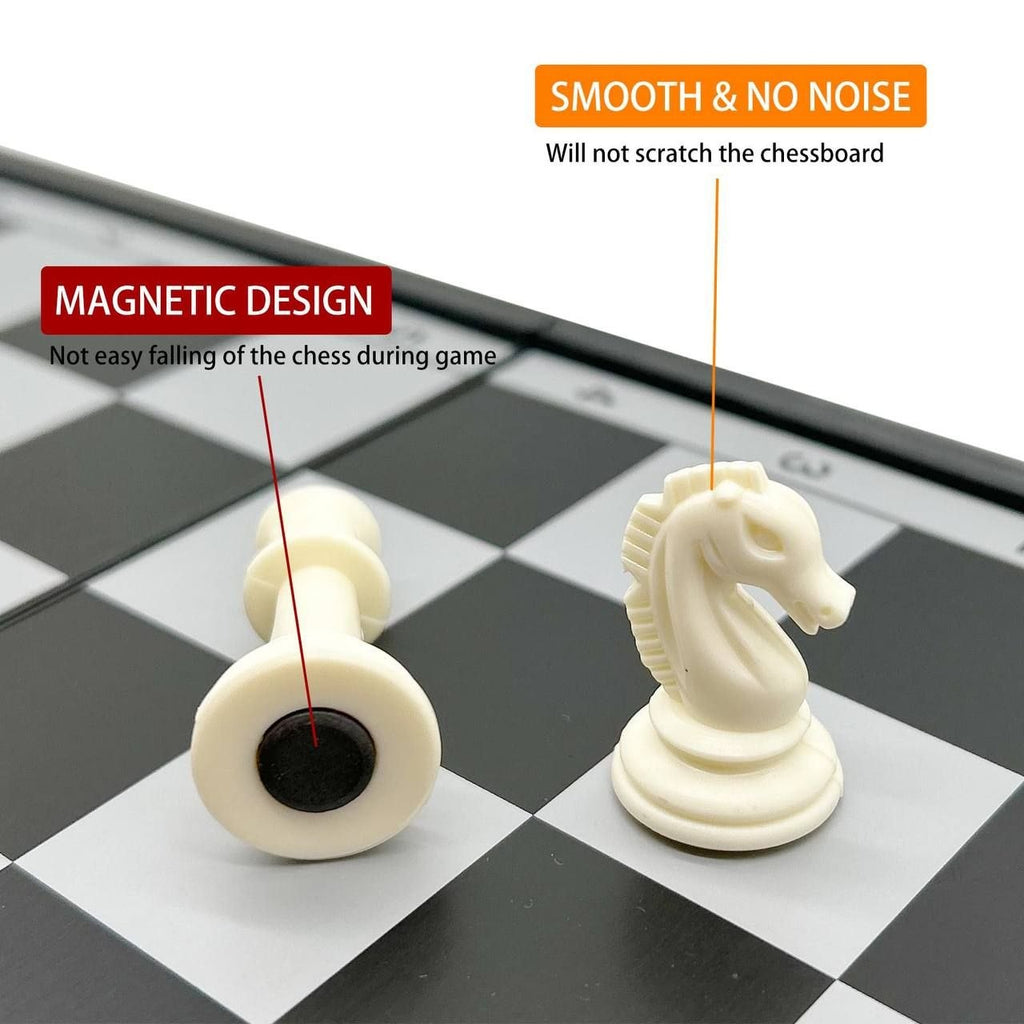 Magnetic 3 in 1 Board Game Set