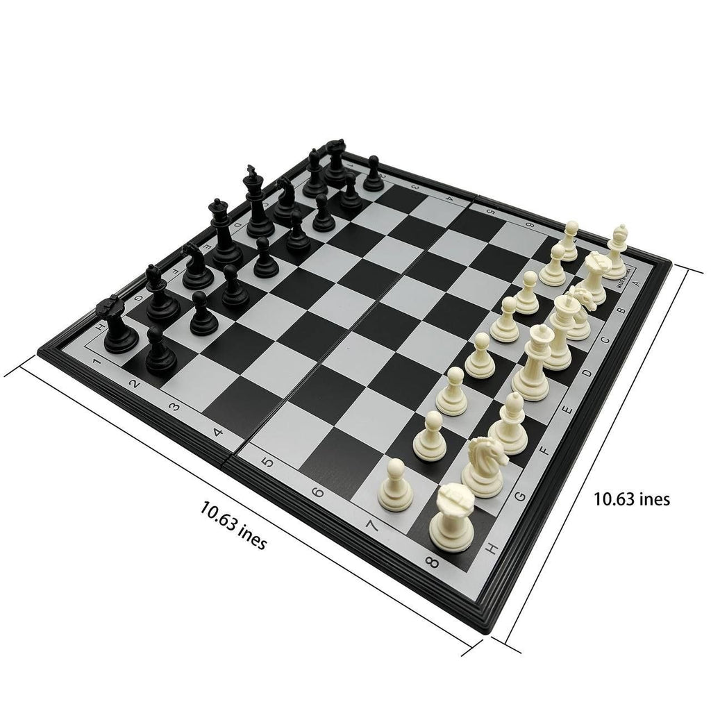 Magnetic 3 in 1 Board Game Set