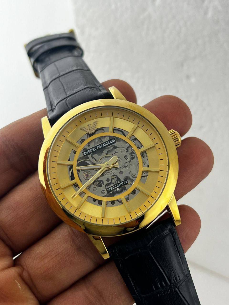 Emporio Armani Skeleton Mechanical Watch