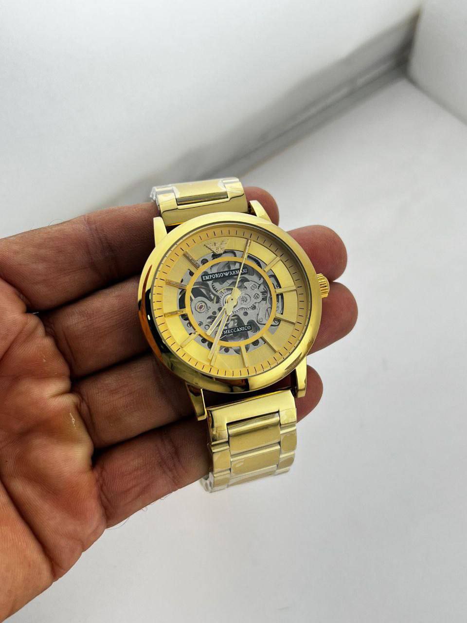 Emporio Armani Skeleton Mechanical Watch