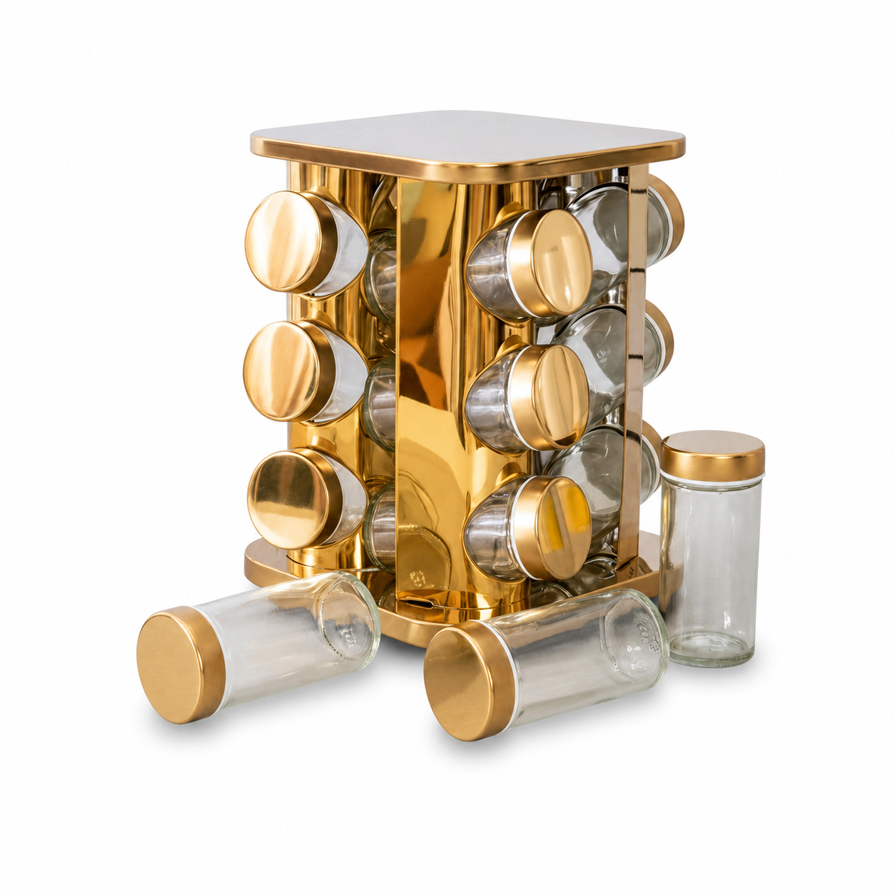 12 Jar Rotating Spice Carousel