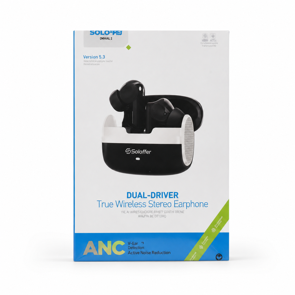 Airpods (Wireless Earbuds) Soloffer Solo-A8 Anc