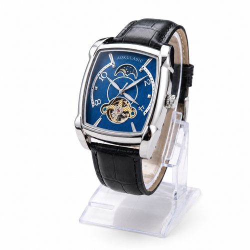 AOKULASIC Blue Automatic Men’s Watch – #2160 premium product image